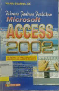 Image of Pedoman Panduan Praktikum Microsoft Access 2002