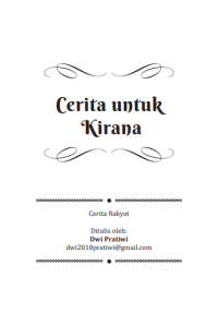 Image of Cerita Untuk Kirana